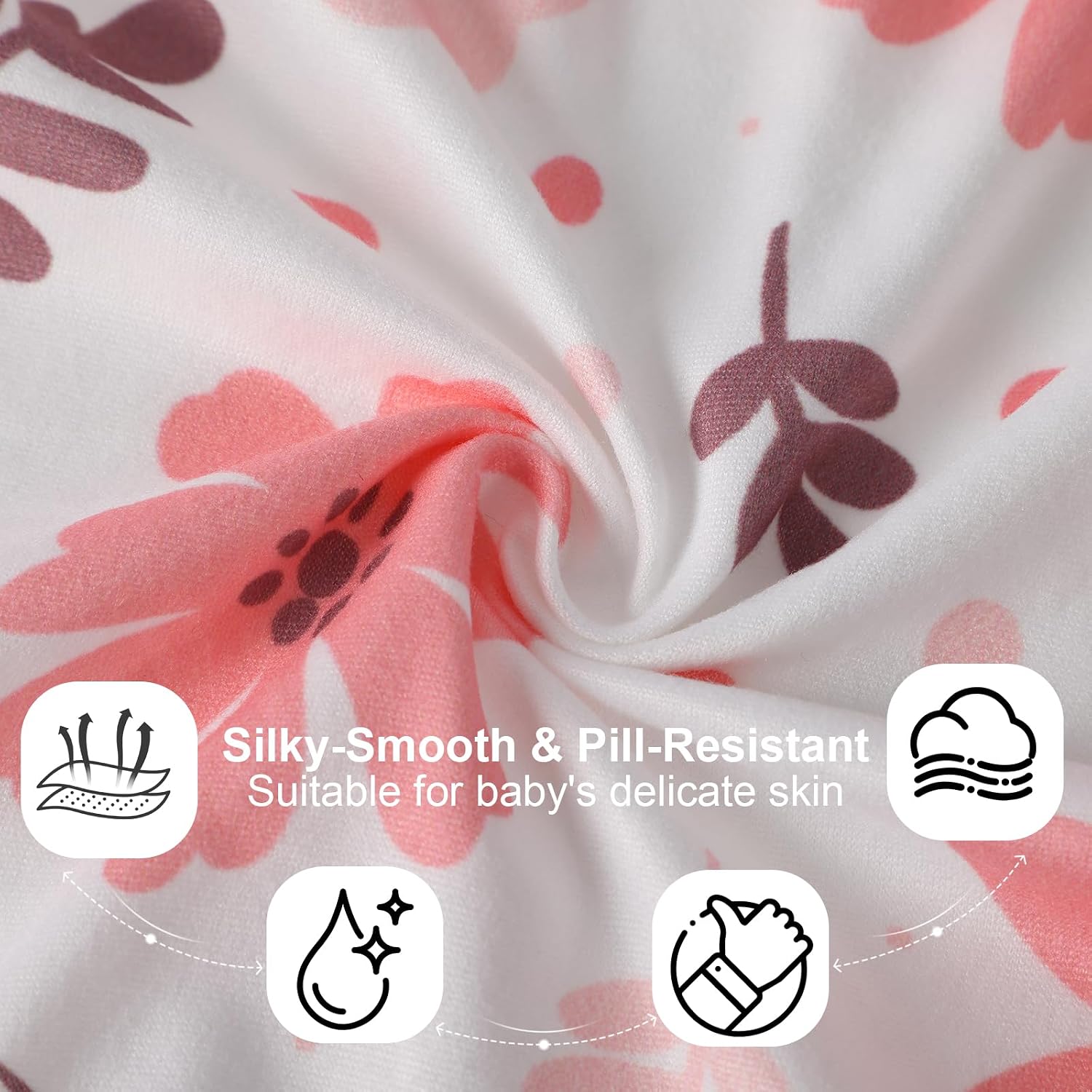 Detalle 2 de Baby Crib Sheets 2-Pack, Microfiber