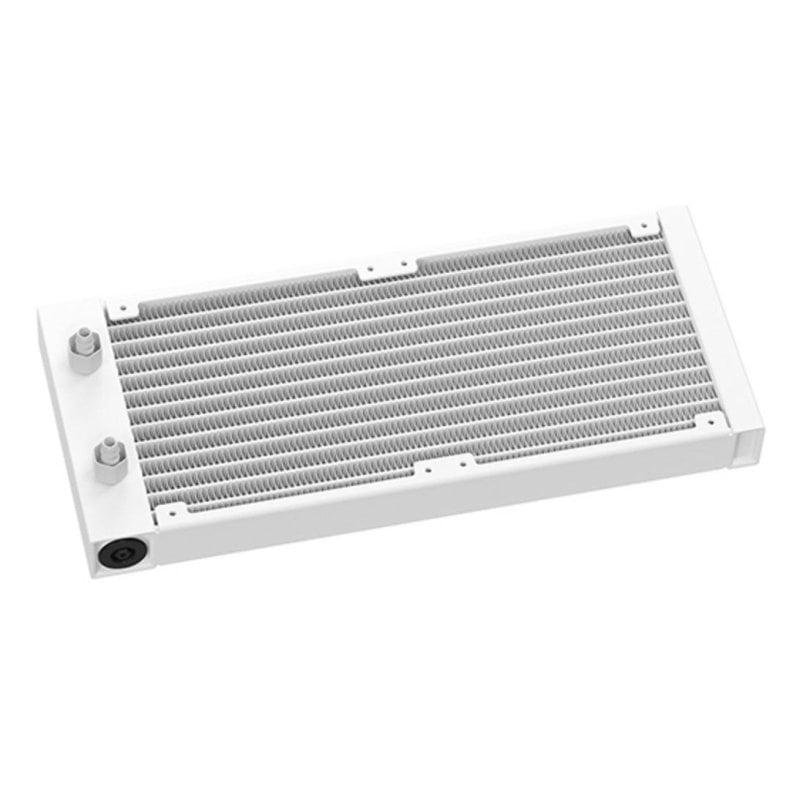 Detalle 2 de DeepCool LM240 WH: Refrigeración líquida AIO de 240 mm con 2 ventiladores PWM LED Blanco