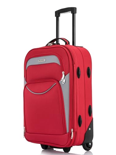 Detalle de Flymax Cabin Suitcase 55x40x20 / 55x35x20 – Lightweight Cabin Luggage