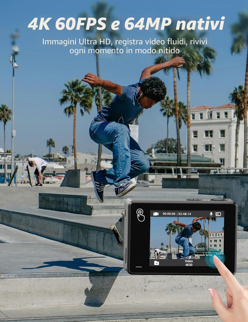 Detalle 2 de Apexcam Nuovo X80pro Action Cam 4K60FPS