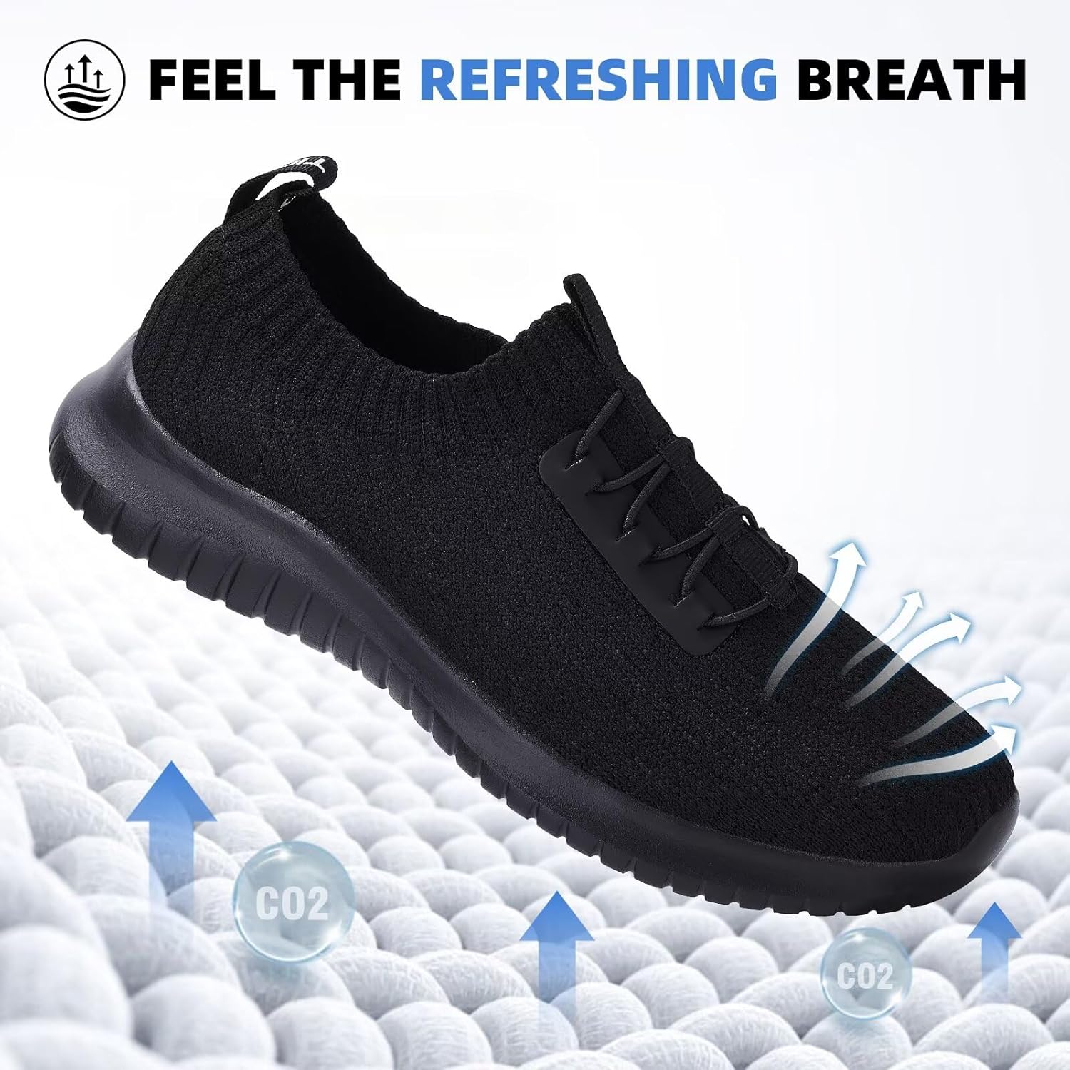 Thumbnail 4 de TIOSEBON Slip On Shoes Women — Lightweight Breathable Casual Trainers with Memory Foam