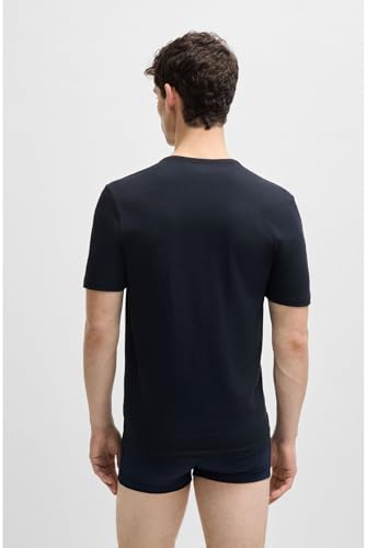 Thumbnail 2 de Camiseta BOSS T-Shirt RN 3P Classic para hombre (L) – manga corta, cuello redondo, logo discreto