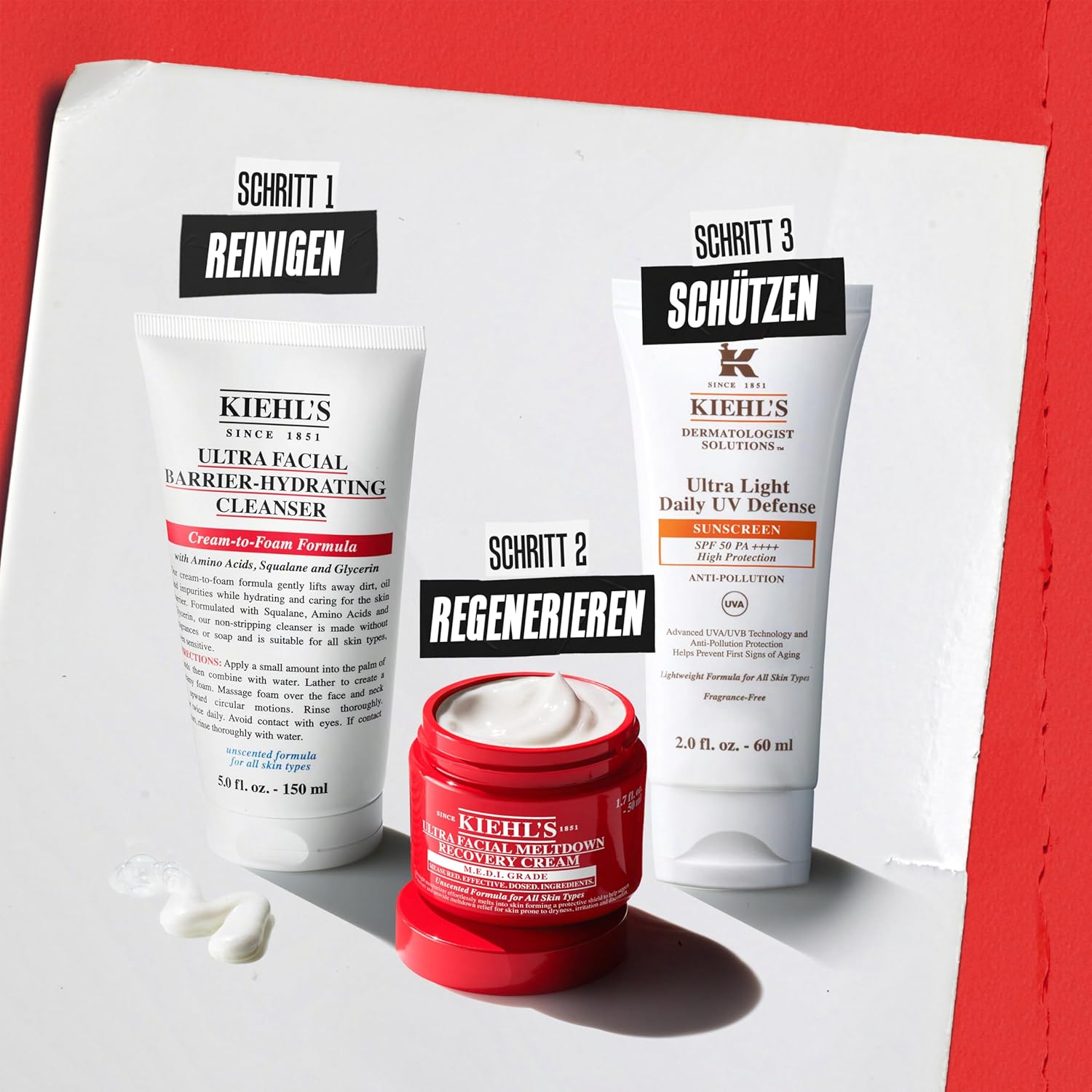 Thumbnail 6 de Kiehl’s Ultra Facial Meltdown Recovery Cream (50 ml) – Gesichtscreme für empfindliche, zu Ekzemen neigende Haut