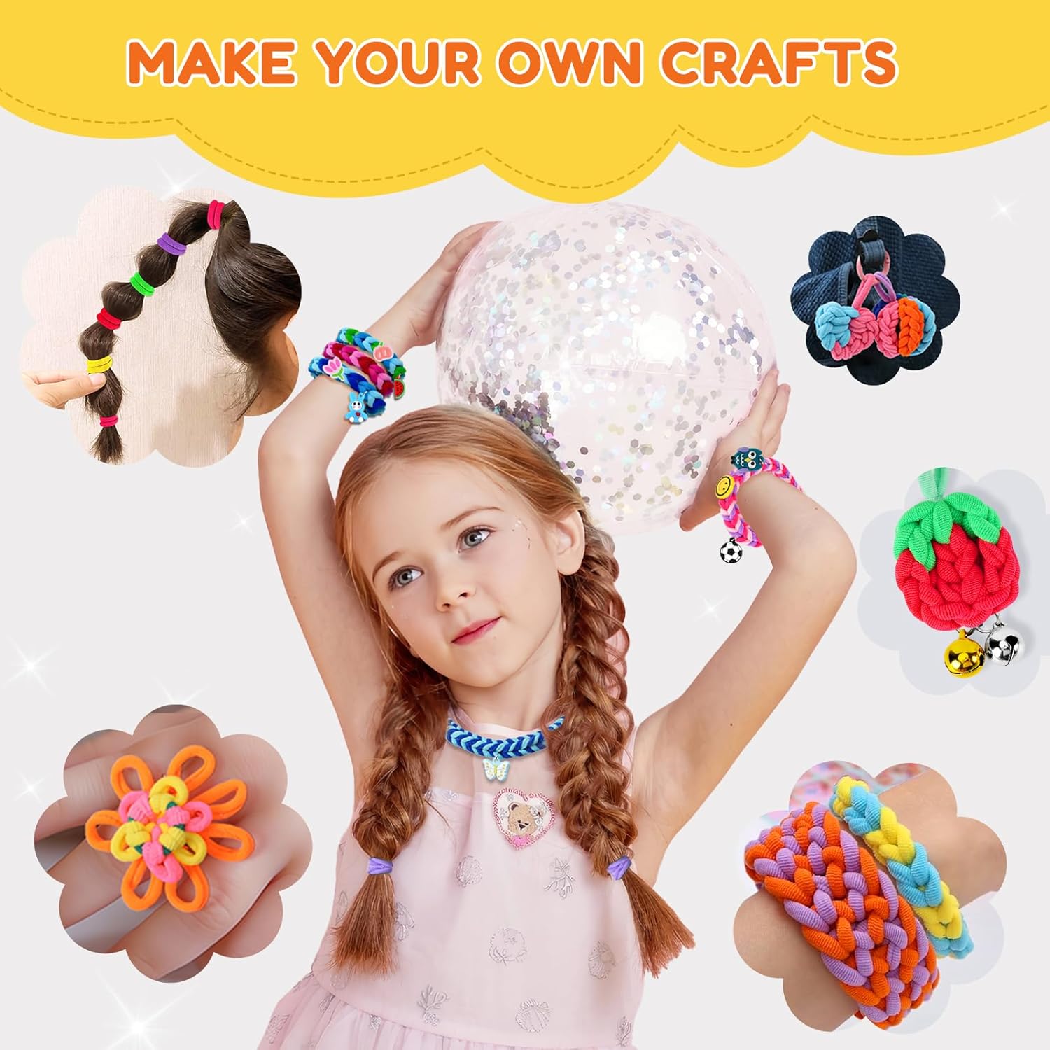 Thumbnail 3 de FunzBo Loom Bänder Set 1000pcs Kreativset