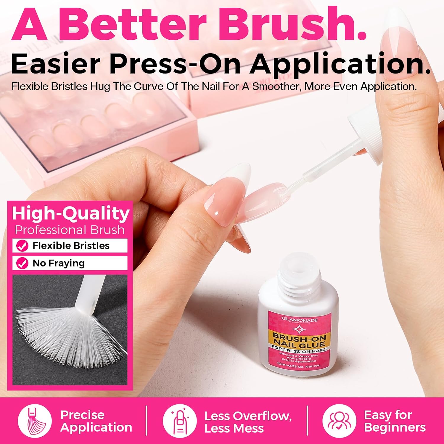 Detalle de Glamonade Brush-On Nail Glue