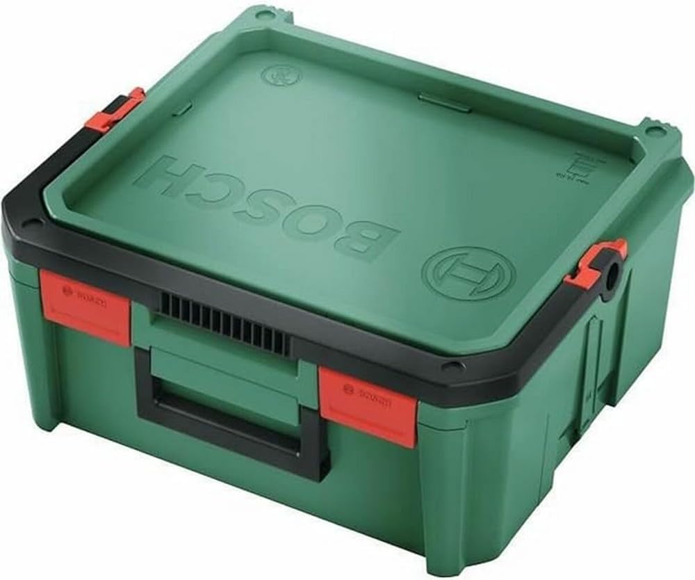 Detalle de Bosch 1600A01SR4 SystemBox M – walizka narzędziowa, 8 przegródek, 10 l