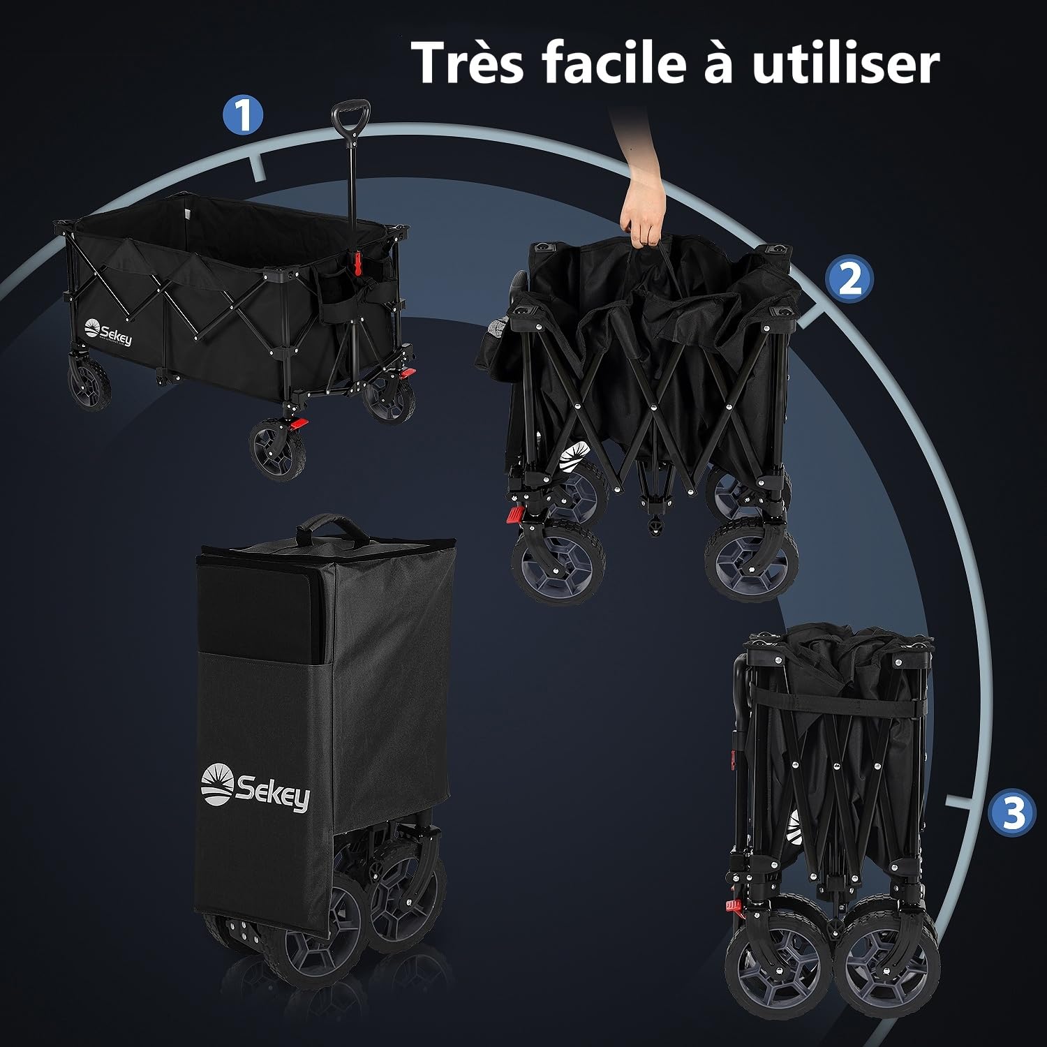 Thumbnail 6 de Sekey XXL Plus Chariot jardin 200L