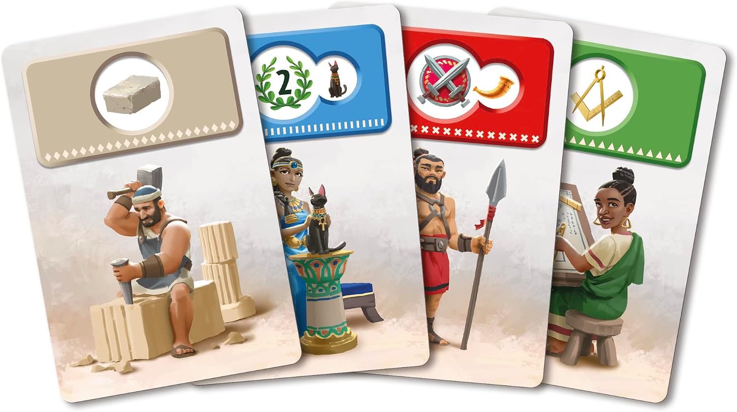 Thumbnail 5 de Asmodee 7 Wonders Architects Strategiespiel für 2–7 Spieler 🎲