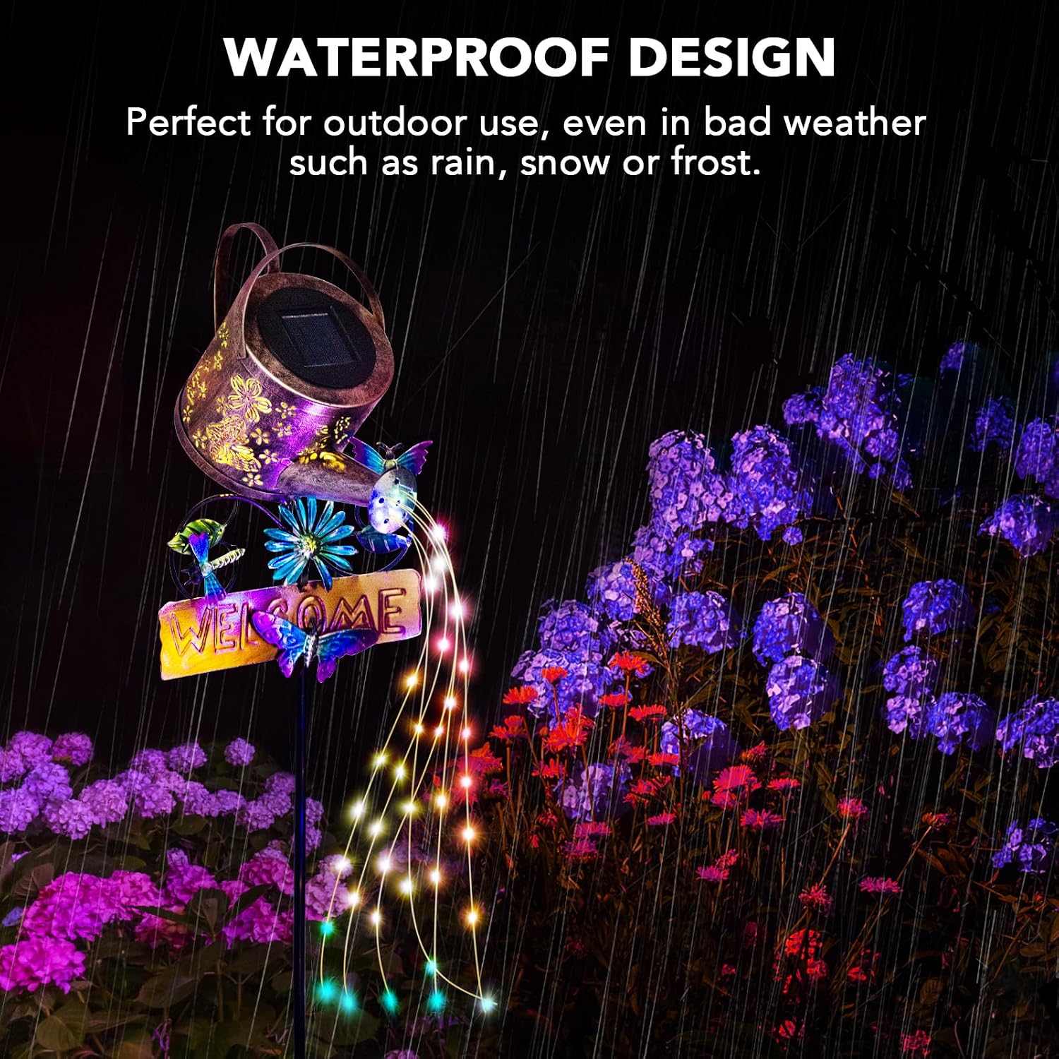 Thumbnail 1 de GLOBAL GOLDEN Solar Watering Can Light