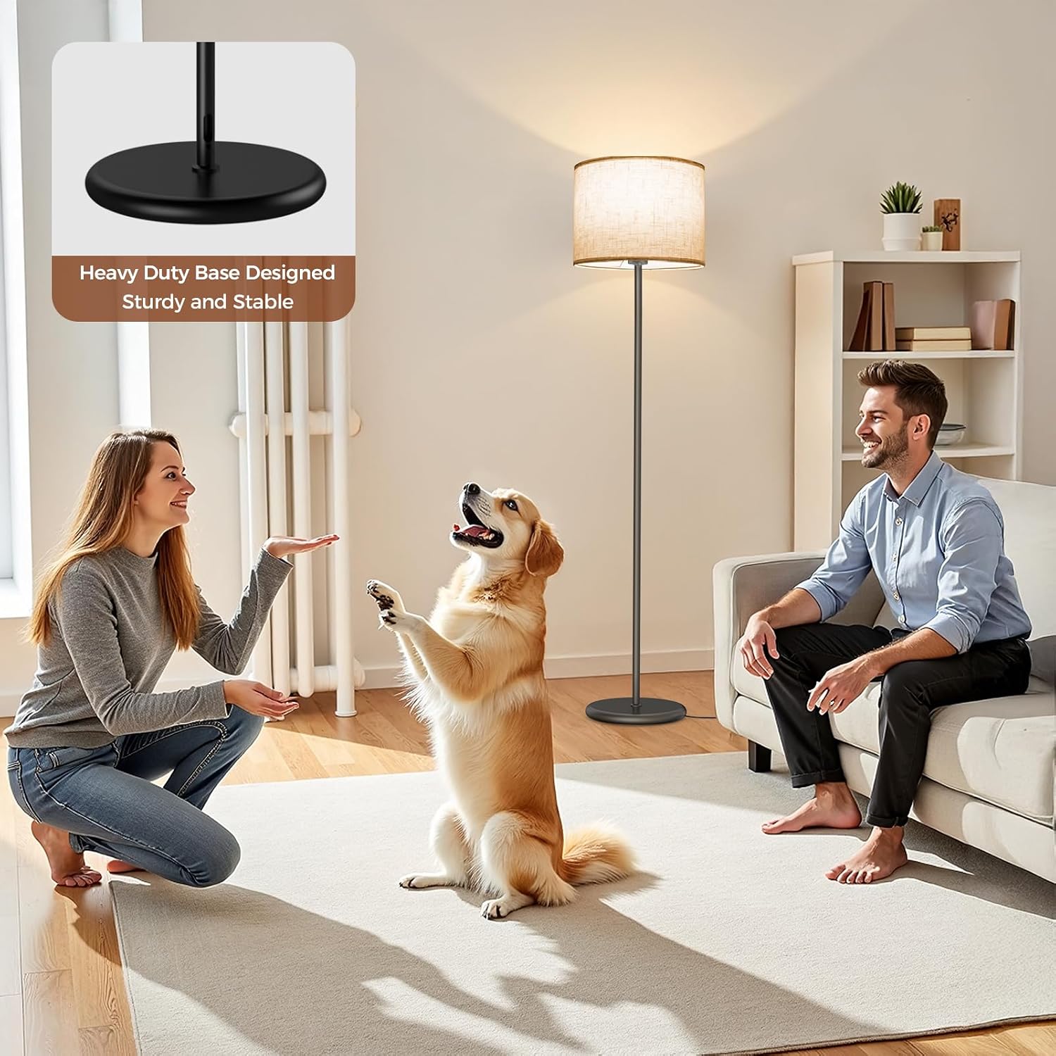 Thumbnail 3 de AmazeFun 62-inch floor lamp with 3 tones