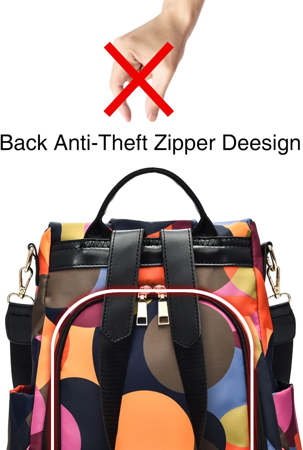 Thumbnail 3 de shepretty 8864-F mochila antirrobo 1 bolsa