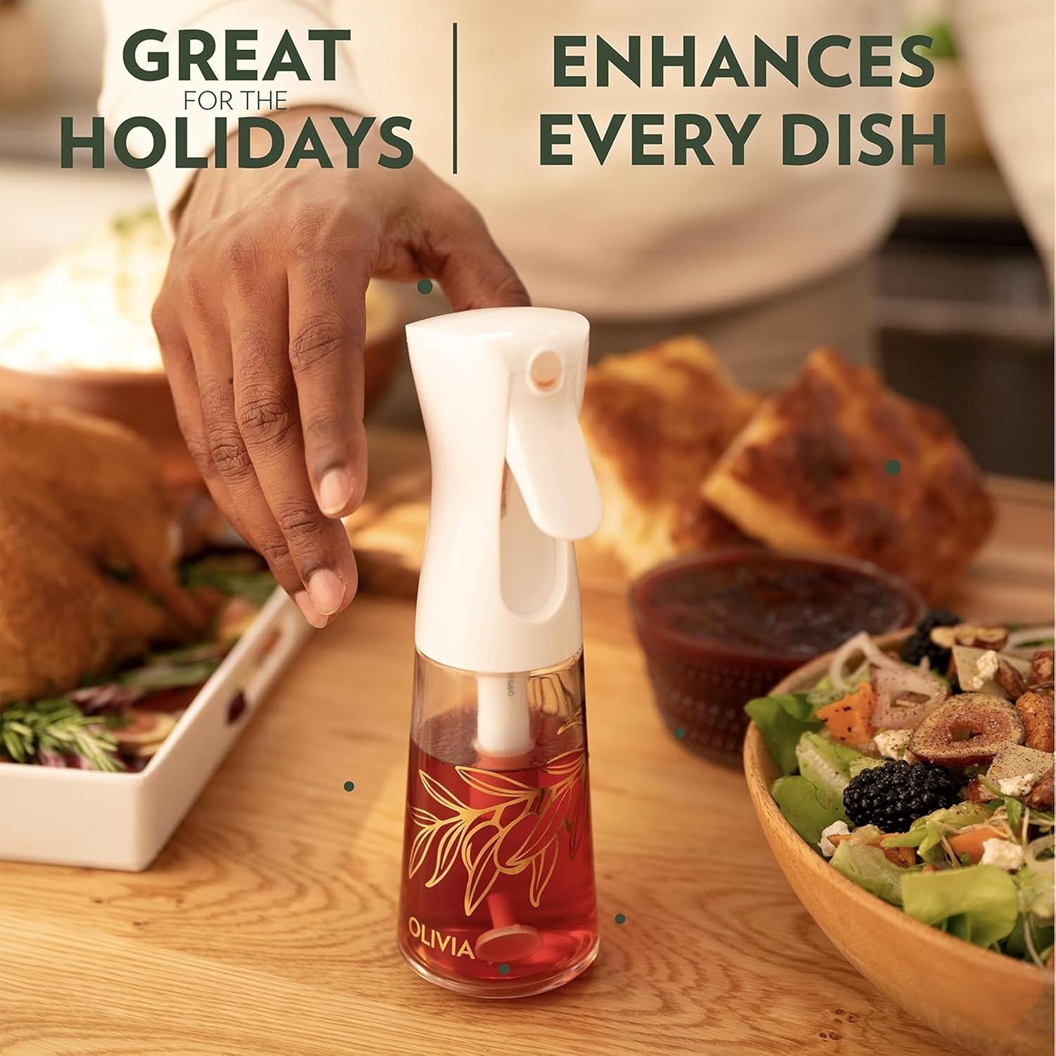 Detalle de FLAIROSOL OLIVIA 200ml oil sprayer for cooking