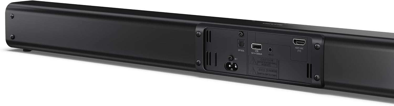 Detalle de SHARP HT-SB145 2.0-Kanal-Soundbar – 150 W Leistung, Bluetooth 5.3, HDMI ARC/CEC, USB-Wiedergabe