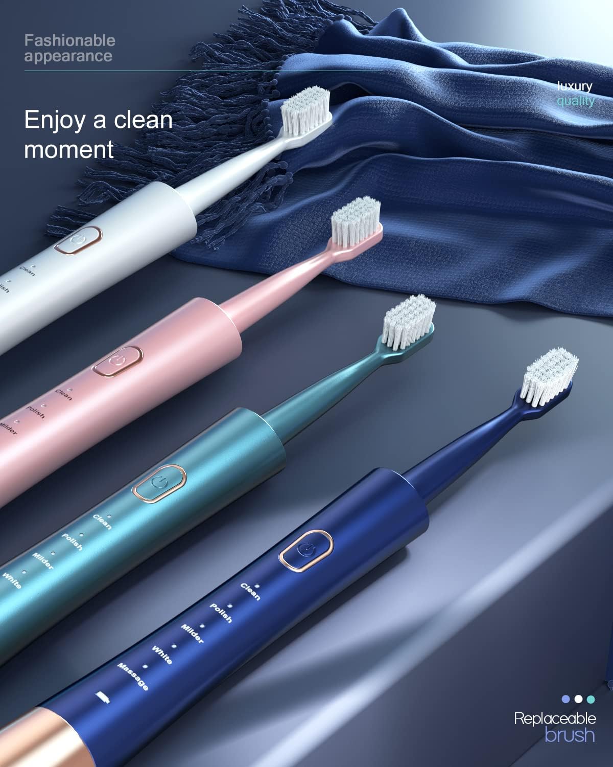 Thumbnail 4 de USB Rechargeable Sonic Electric Toothbrush 31,000 VPM