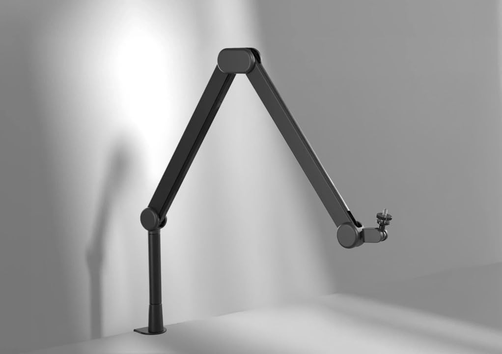 Detalle de Elgato Wave Mic Arm スタジオマイクアーム ケーブルチャンネル・360°回転・デスククランプ付属