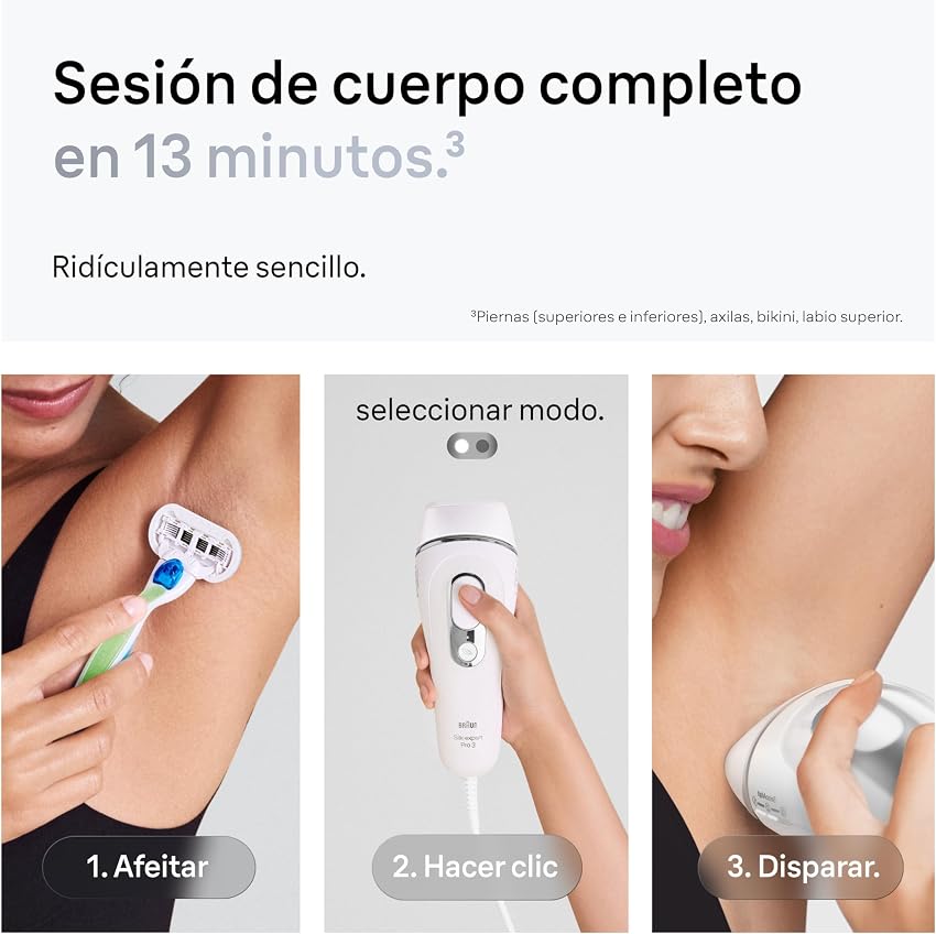 Thumbnail 2 de Braun Silk‑expert Pro 3 PL3136 depiladora IPL 2 cabezales
