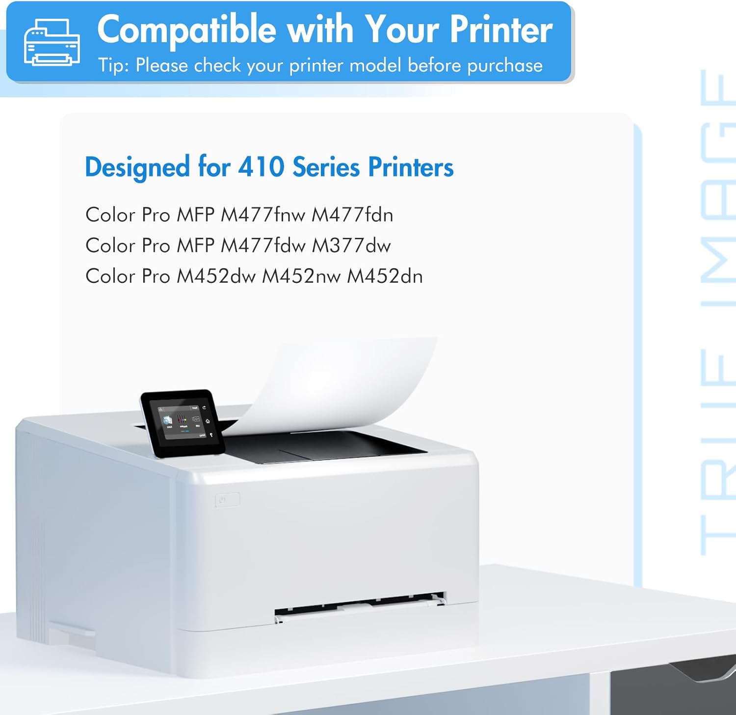 Detalle 2 de 410A Compatible Toner Cartridge 4-Pack