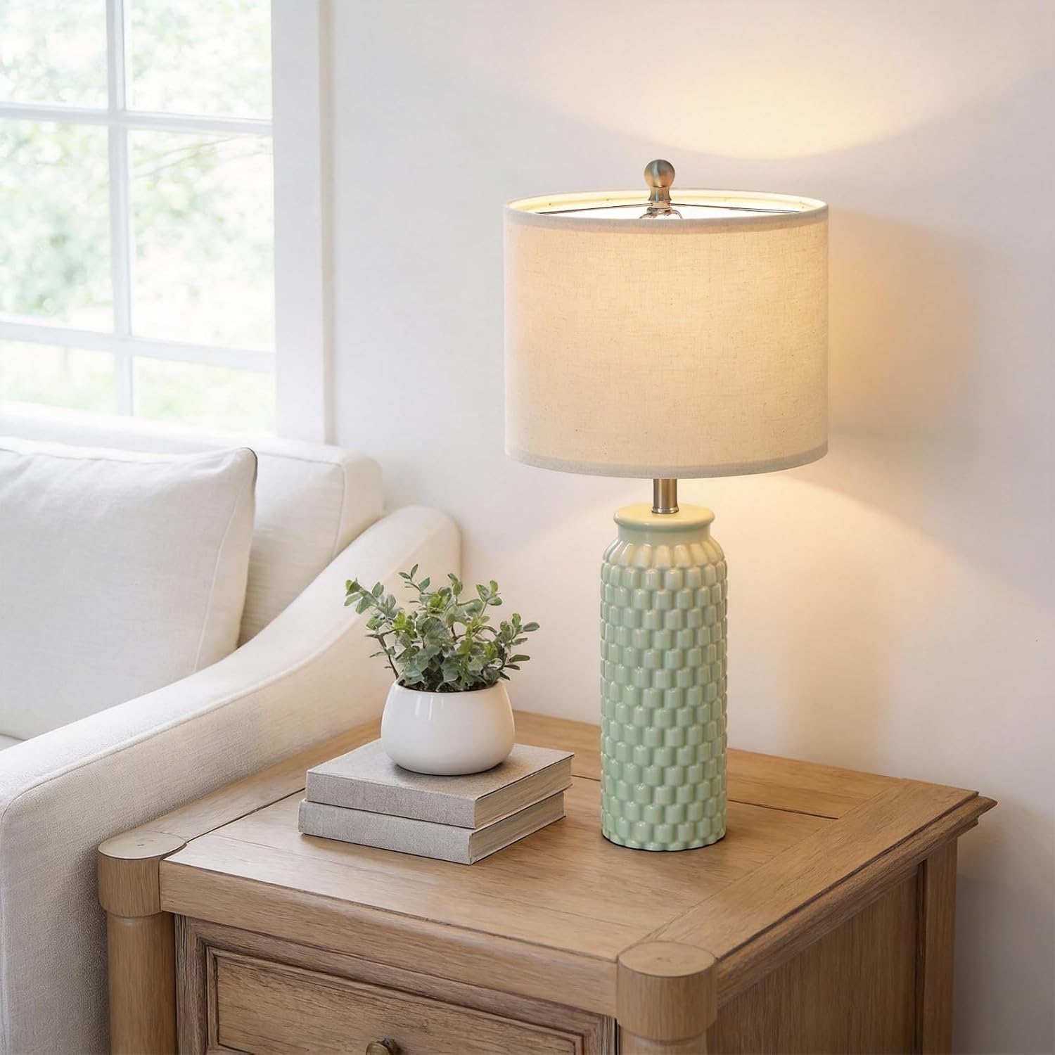 Thumbnail 1 de USumkky Ceramic Table Lamps 27-inch
