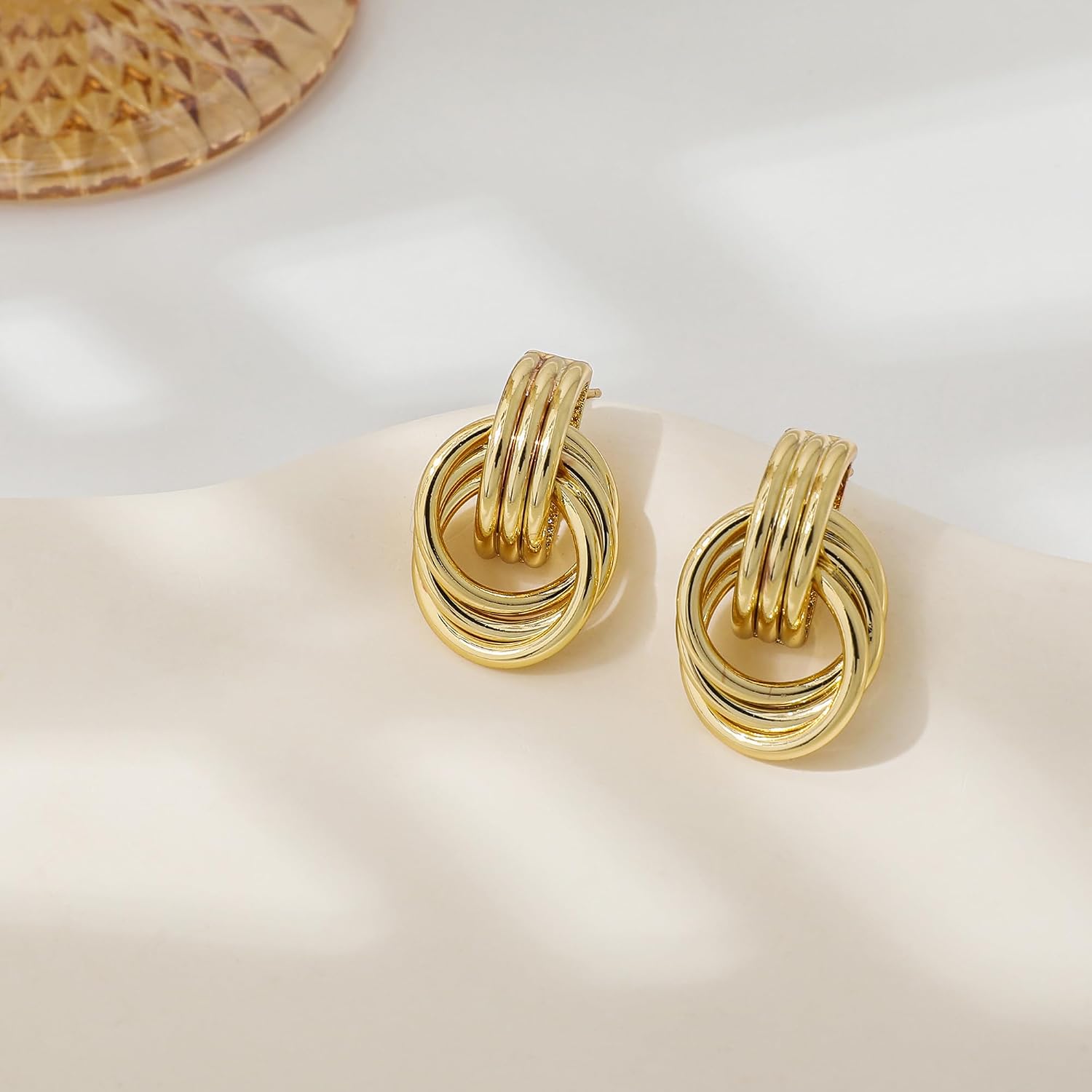 Thumbnail 4 de SHERLOVE Knot Earrings 18k Gold