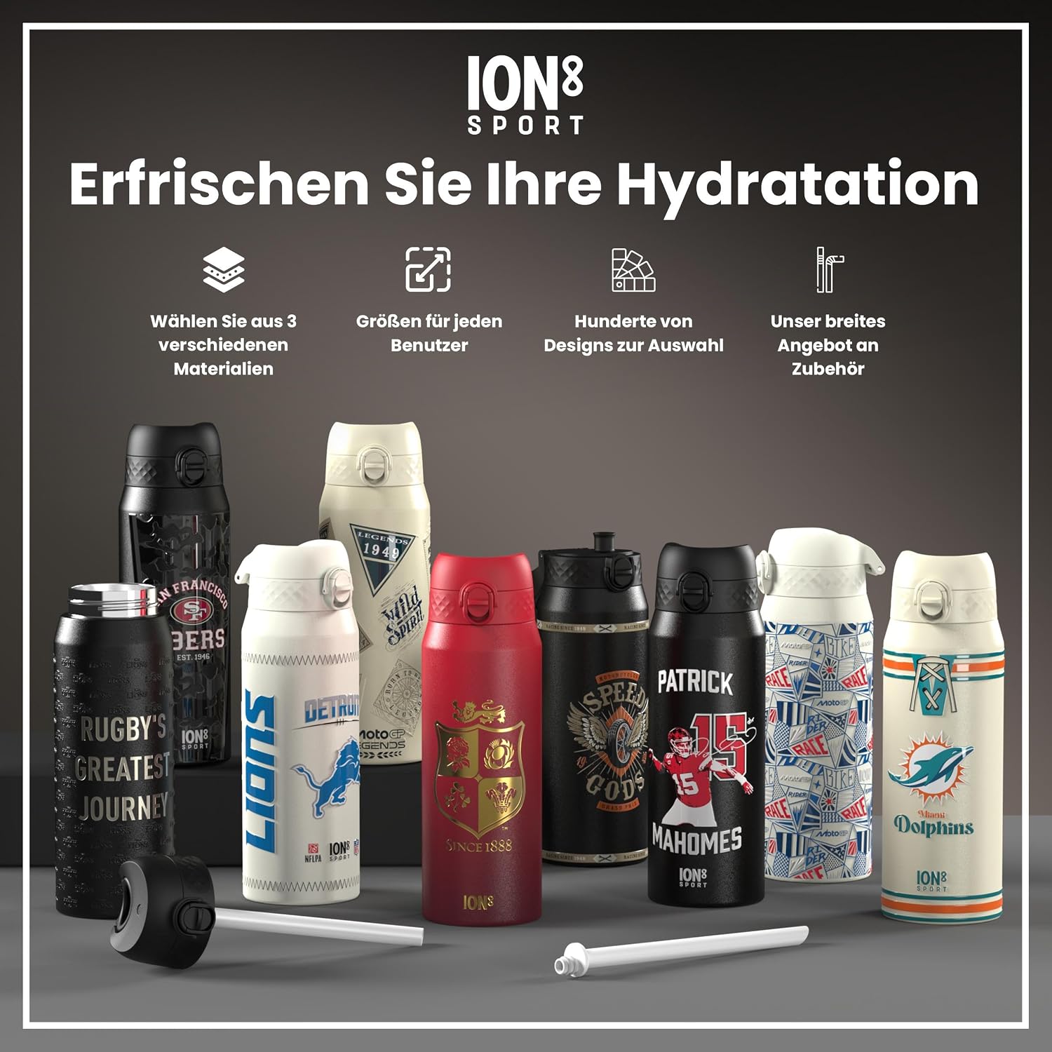 Thumbnail 6 de ion8 NFL Trinkflasche 750 ml đ„€