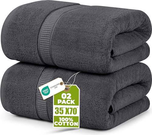 Utopia Towels Pack de 2 Toallas de Baño Jumbo 90x180