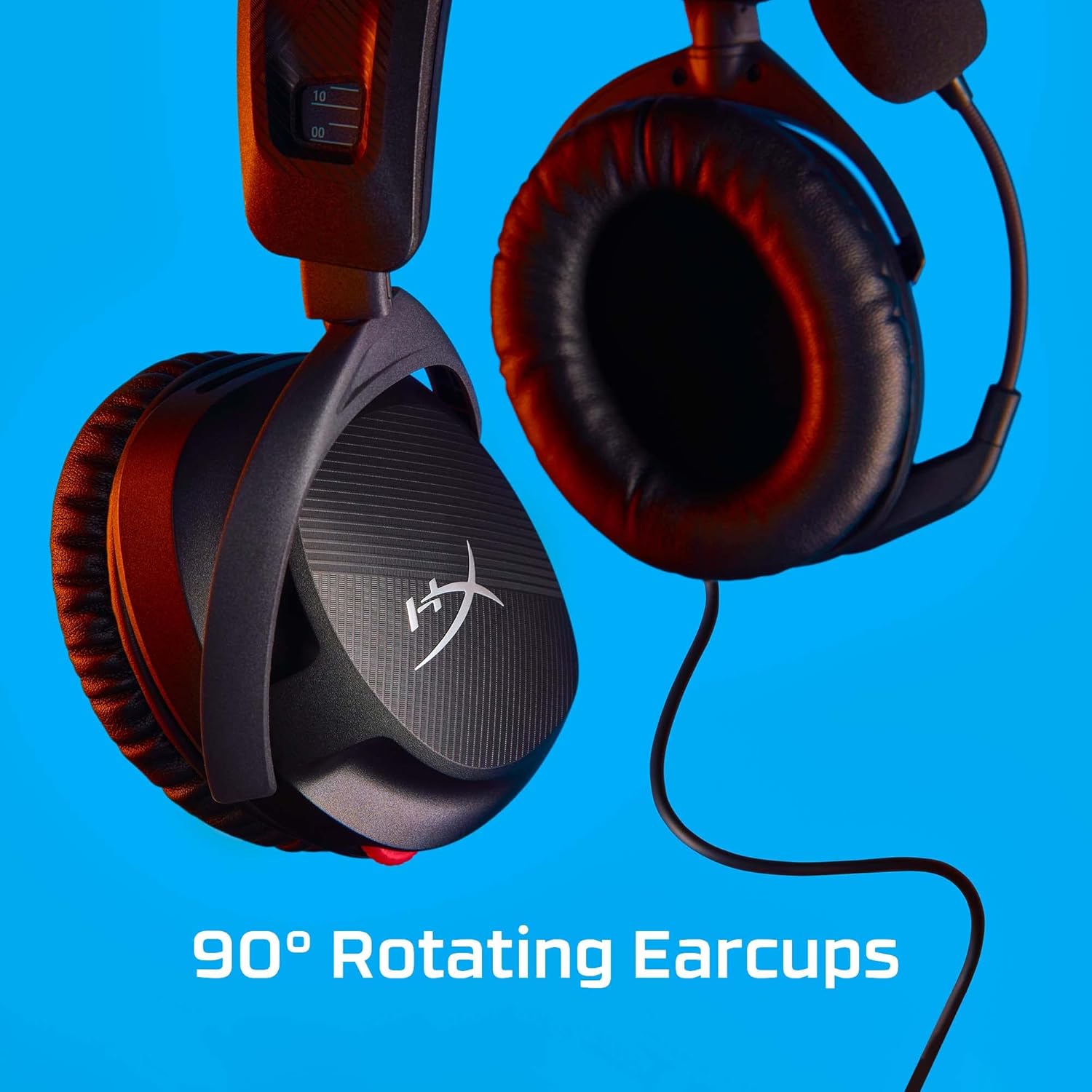 Detalle de HyperX Cloud Stinger 2 519T1AA: Lightweight USB-C PC Gaming Headset with 50mm Drivers