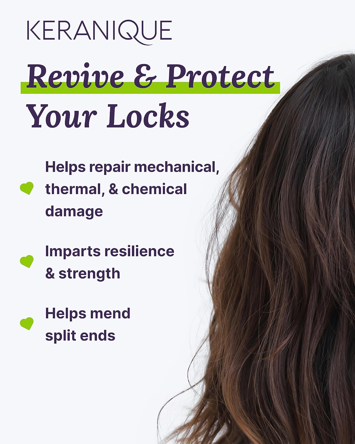 Detalle de Keranique KQ-2023 Damage Control Shampoo & Conditioner with Keratin