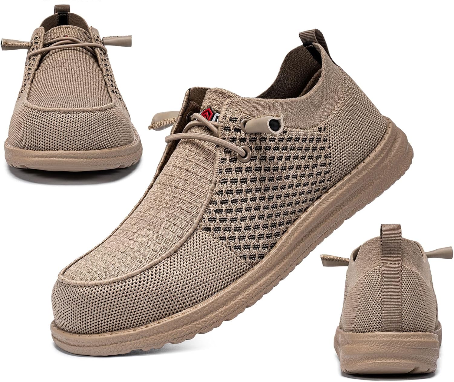 Thumbnail 2 de LARNMERN Slip On Steel Toe Shoes for Men – Lightweight, Comfortable, No-Luss Security Sneakers