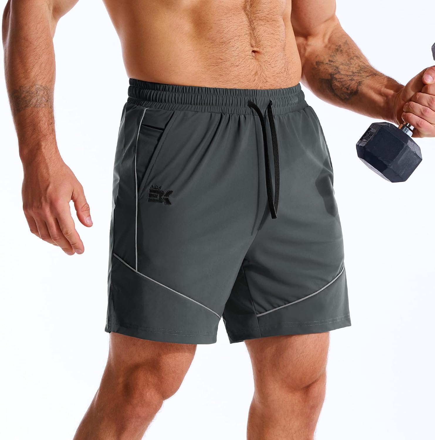 Thumbnail 6 de BROKIG AdiArmor Gym Shorts: Lightweight, breathable protection for training and running