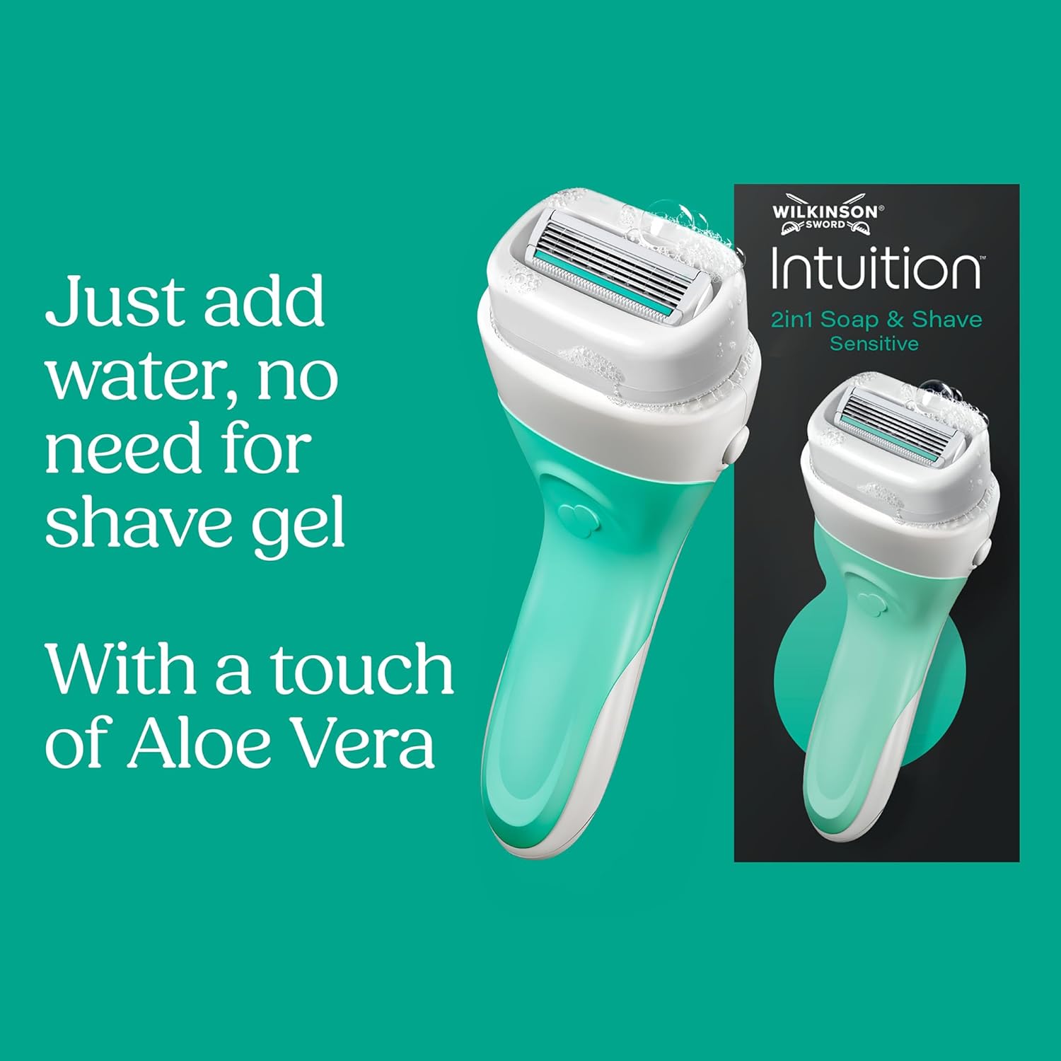 Thumbnail 1 de Wilkinson Sword Intuition 2in1 Soap & Shave Razor for Women – 9 Refills