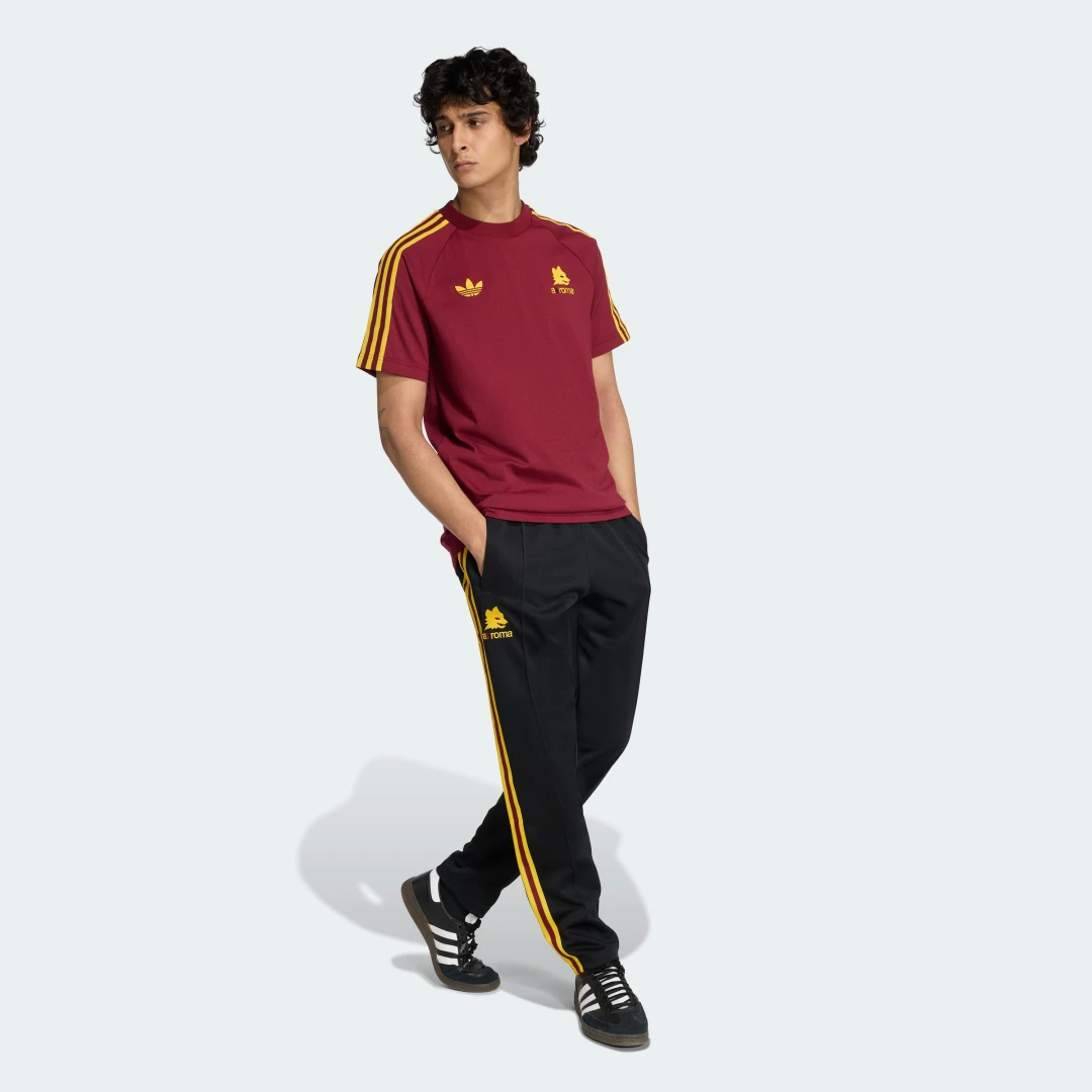 Thumbnail 2 de Camiseta AS Roma Originals de Adidas — Burgundy