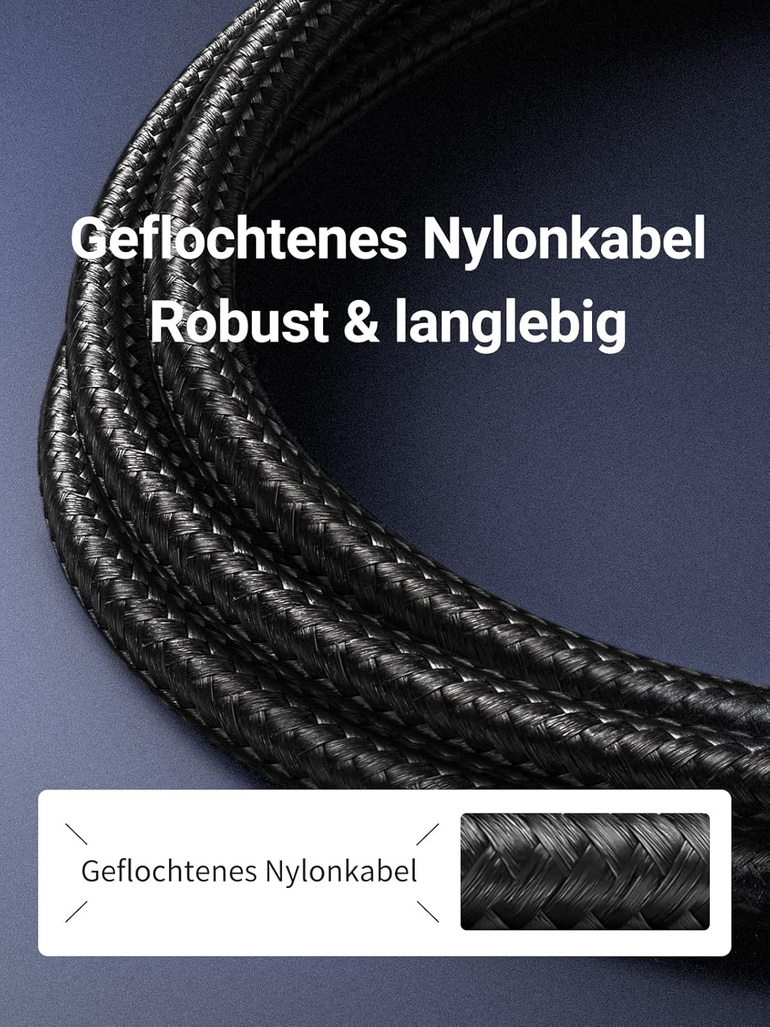 Thumbnail 3 de UGREEN CAT 7 LAN-Kabel (RJ45) mit bis zu 10.000 Mbit/s, 600 MHz, F/FTP – für PS5/PS4, Switch, Router & mehr (10 m)