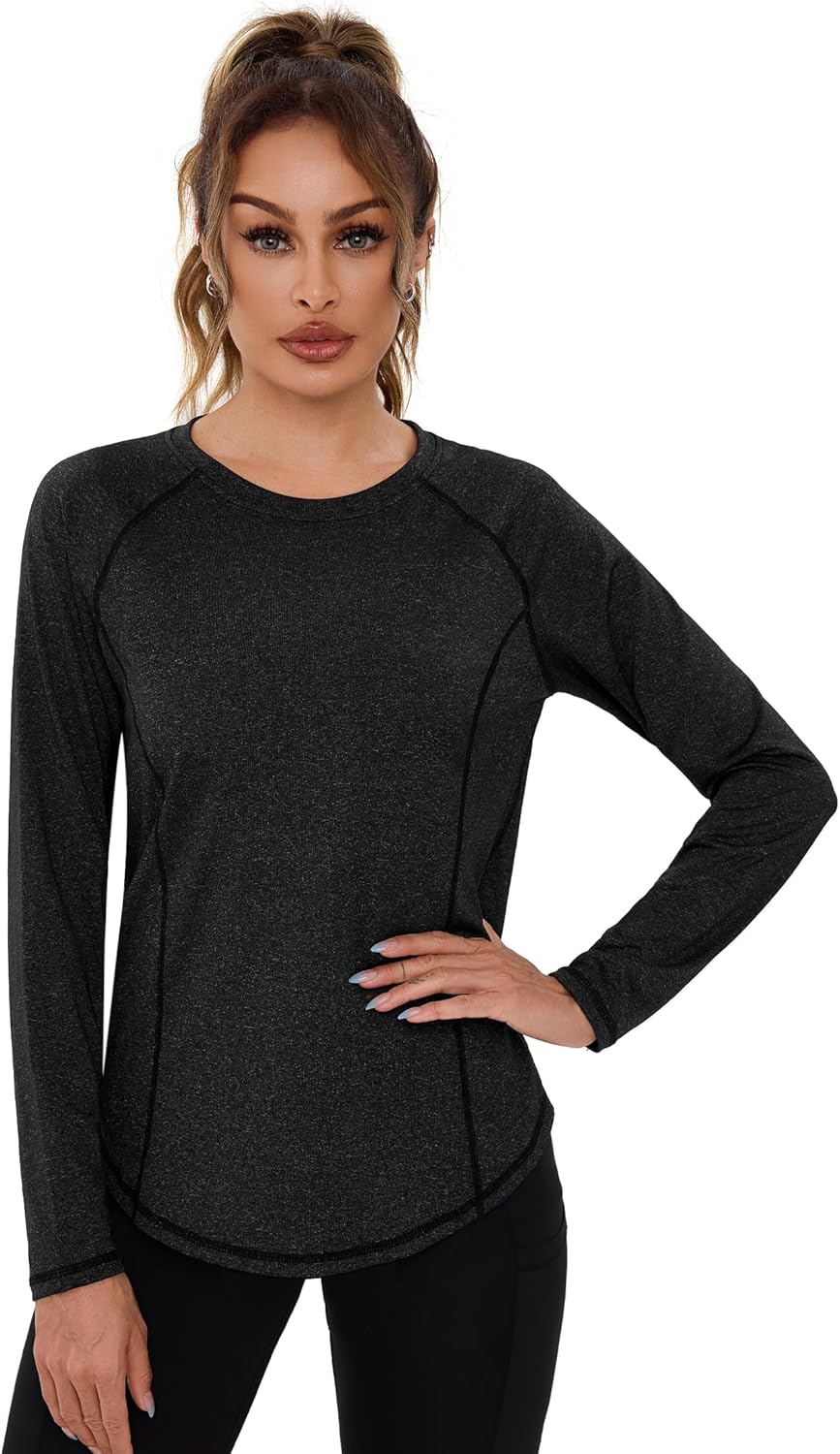 Thumbnail 6 de Terecey T-shirt sport femme à manches longues respirant à séchage rapide
