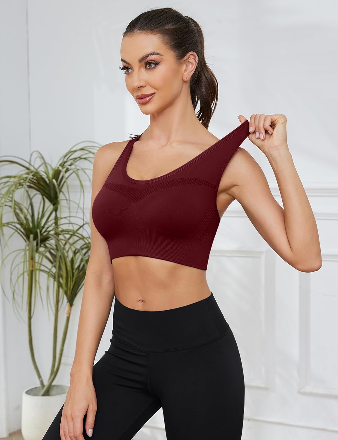 Thumbnail 2 de Litherday Brassière de sport femme sans armature avec coussinets amovibles