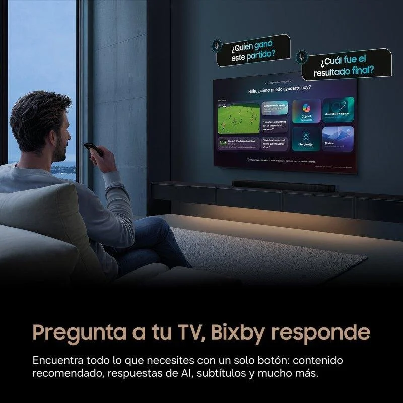 Detalle 2 de TV Samsung Mini LED TU75M73HAUXXC 75" 4K 120 Hz | HDR10+ y Vision AI