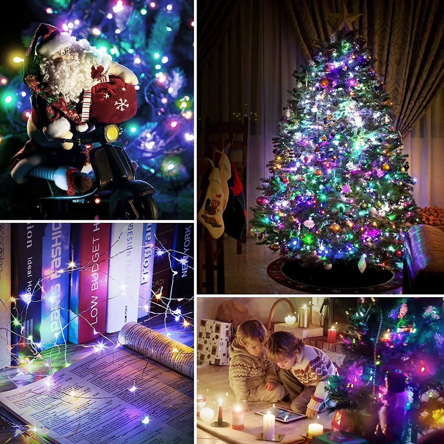 Thumbnail 4 de AcaJoe JT000130GYCA Fairy Lights, 2-Pack 33 ft, 100 LEDs, 8 Modes