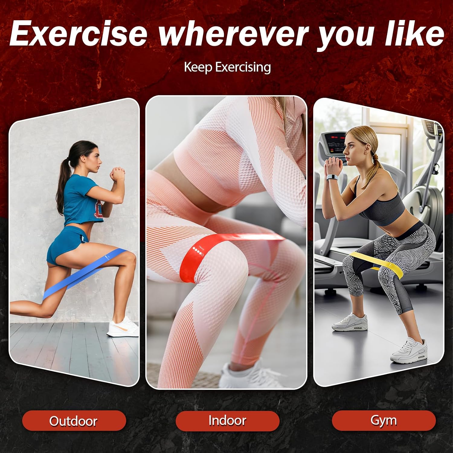 Thumbnail 2 de VanStretch RB00A1 Resistance Bands, 5 Resistance Levels, TPE Set