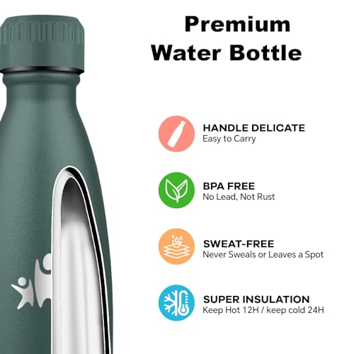 Detalle de Grsta Botella Agua Acero Inoxidable 500 ml térmica para escuela