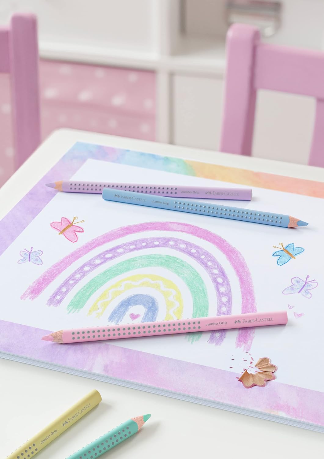 Detalle 2 de Faber-Castell 110991 Jumbo Grip Pastell 5-teilig