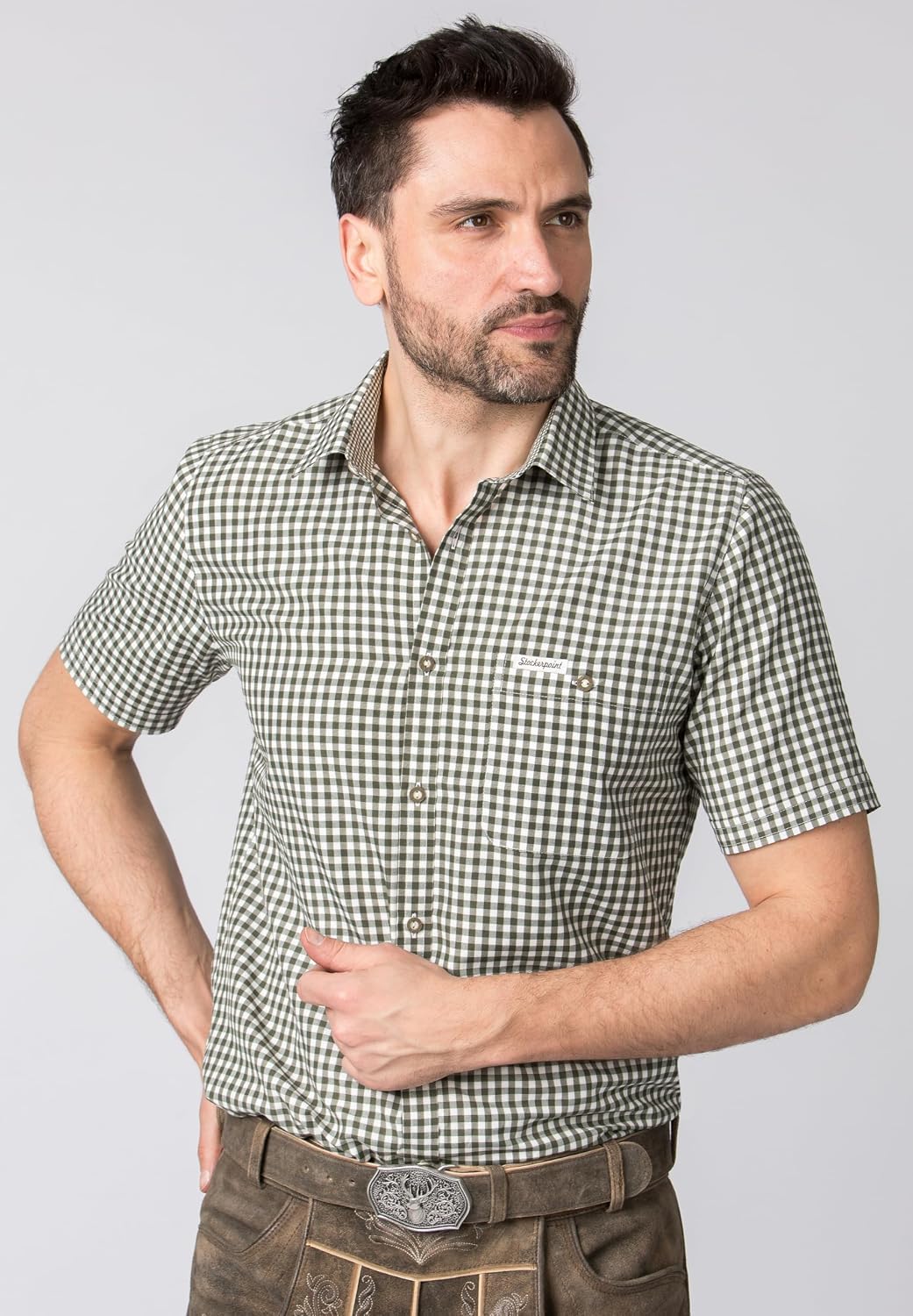 Thumbnail 4 de Stockerpoint Renko3: Chemise Trachten Homme à Carreaux