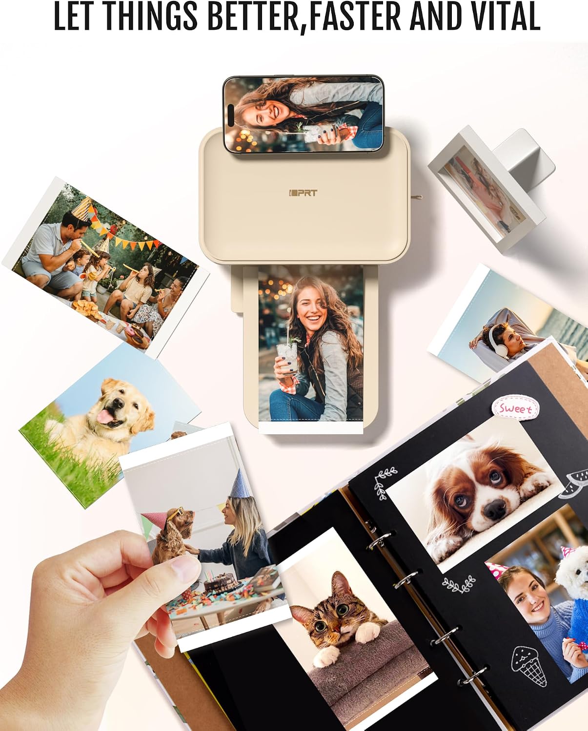 Thumbnail 6 de iDPRT CP4100 4x6 Photo Printer with 108 Sheets — Instant Dye-Sublimation for Home Use