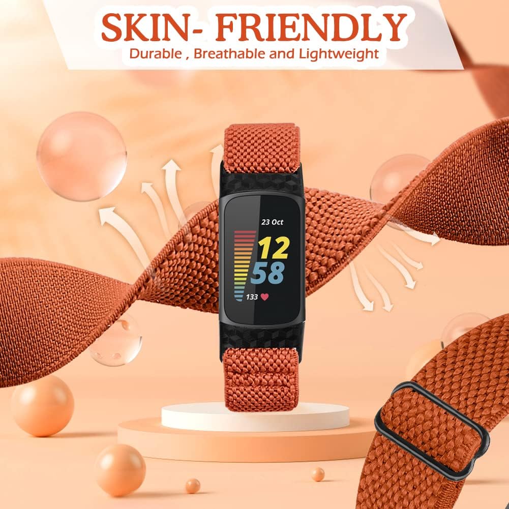 Thumbnail 2 de Vodtian Elastic Strap for Fitbit Charge 6/5 2 Pack
