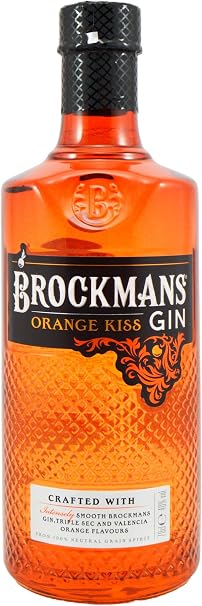 Detalle de Brockman's Orange Kiss ginebra 70 cl 🍊