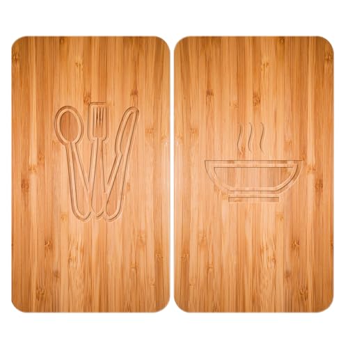 Thumbnail 9 de WENKO Placas protectoras para cocina Mod Almuerzo (30 x 52 cm) – juego de 2, altura ajustable, multifuncionales