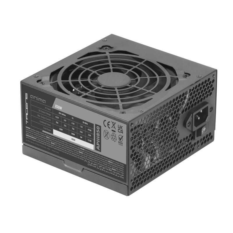 Detalle de Tacens Anima APIII850 850W: fuente ATX 850W con eficiencia Bronze y protección integral