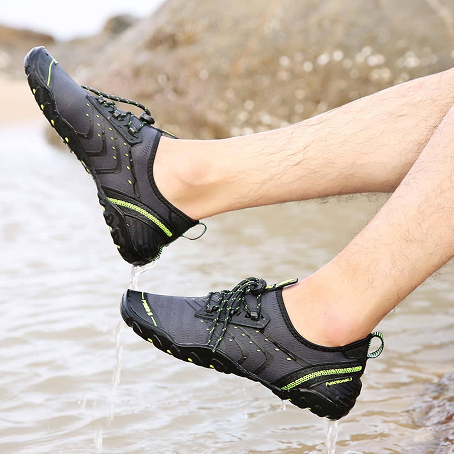 Detalle de SAGUARO Water Shoes for Men & Women – Lightweight Quick-Drying Aqua Shoes with Anti-Slip Sole