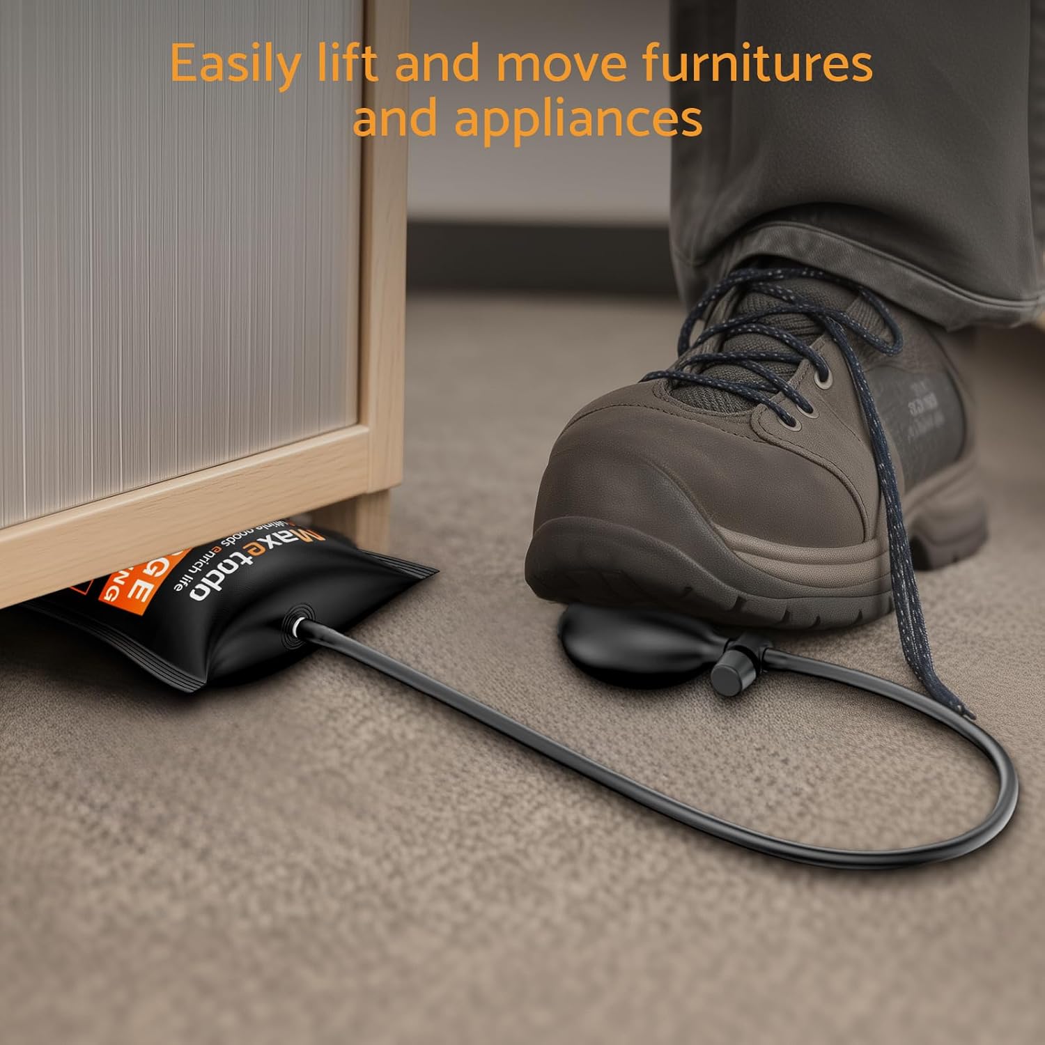 Thumbnail 5 de Maxetodo Set da 4 cuscini gonfiabili ad aria per sollevamento mobili e installazione porte/finestre