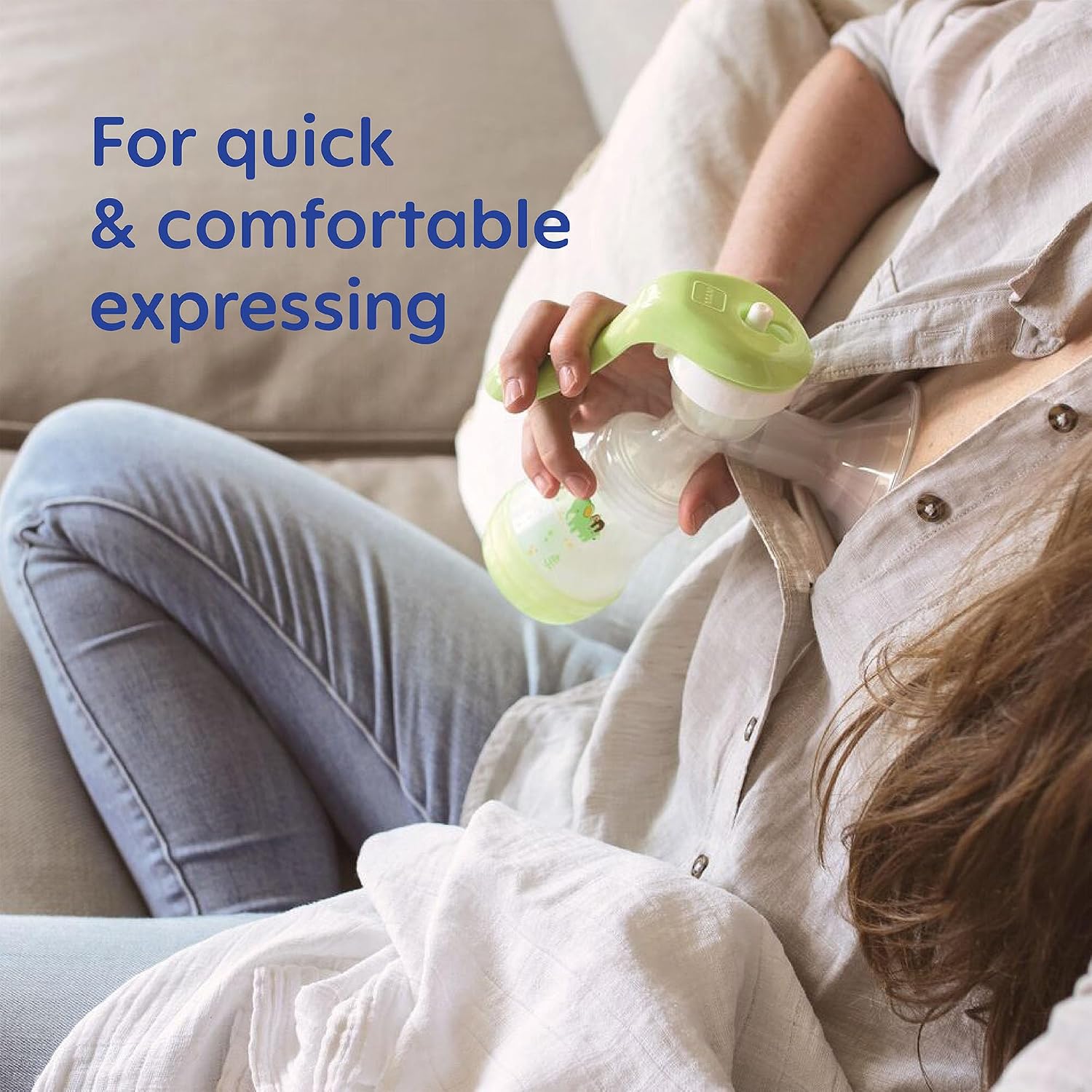 Thumbnail 2 de MAM Manual Breast Pump with One Size Funnel – Quiet, Comfortable Expressing