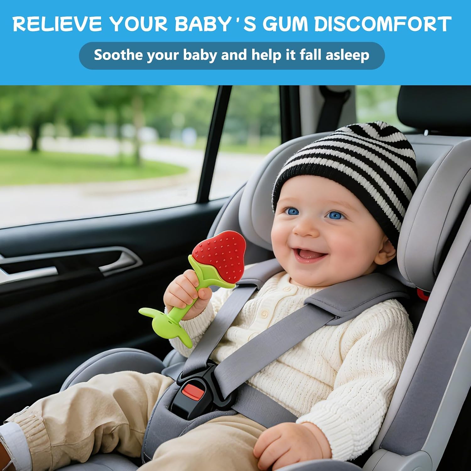 Thumbnail 3 de Tinabless Teething Toys (5 Pack): Infant Silicone Teething Keys Set