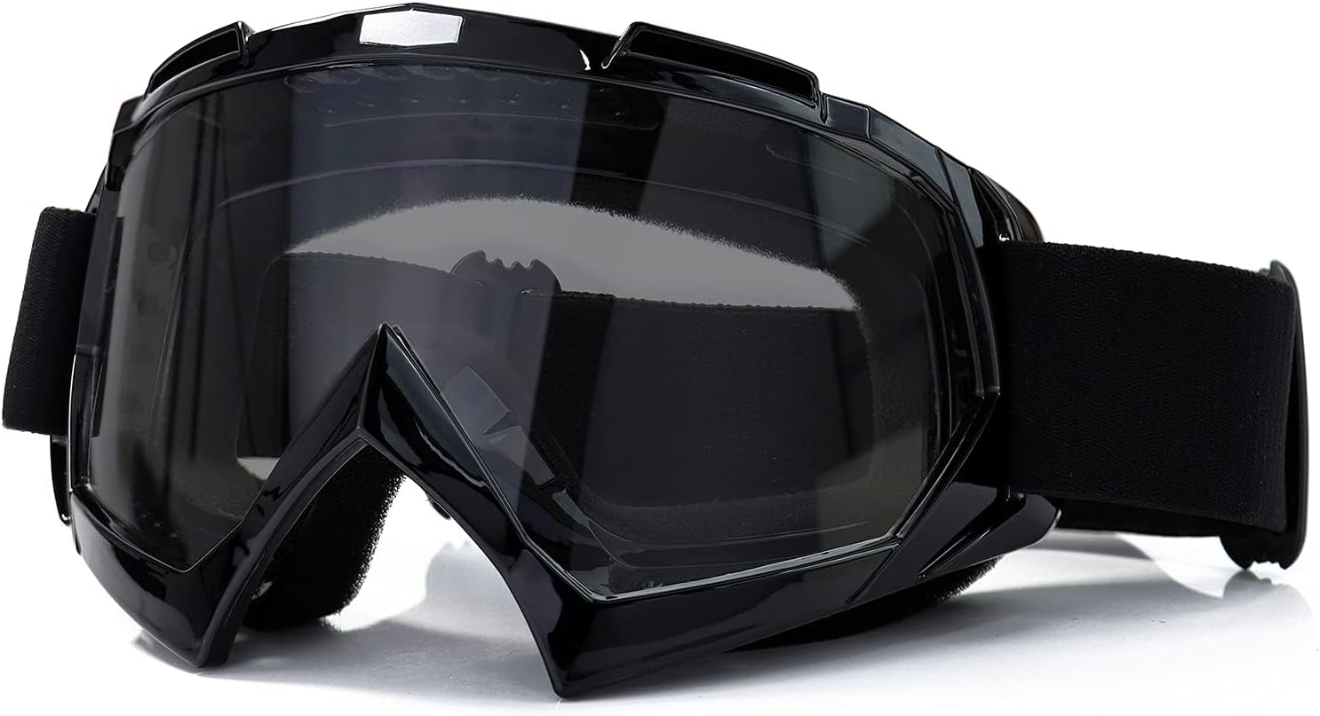 Detalle de FMY Motorcycle Motocross Goggles for Men, Women & Youth – UV400 Anti-Scratch, Anti-Fog, Airflow Comfort